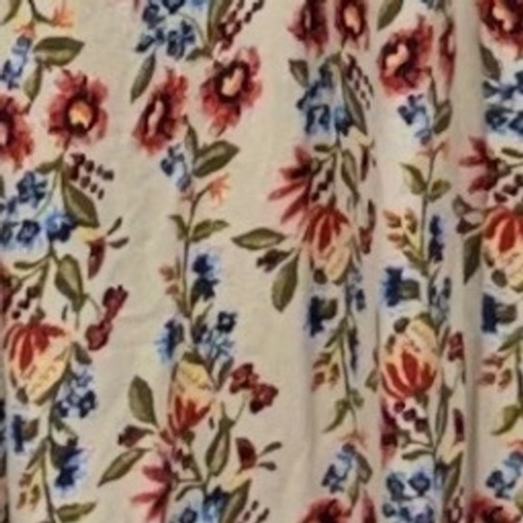 Urban Romantics Maxi Dress Floral Bohemian Boho Short Sleeve V Neck Rayon Small - Picture 5 of 5